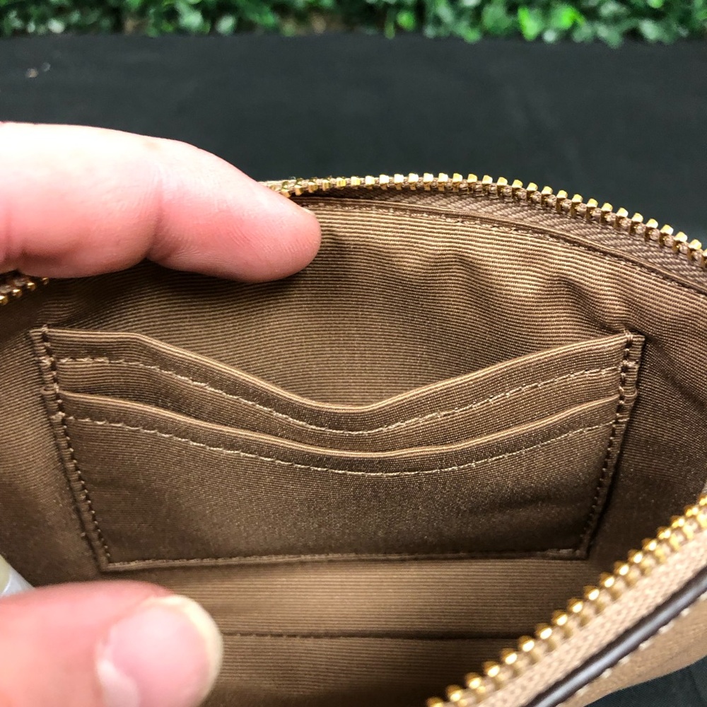 Coach Corner Zip Wristlet - Picture 12 of 16